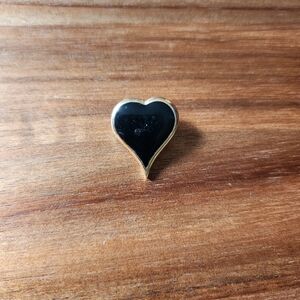 Vintage Sarah Coventry Black Heart Pin